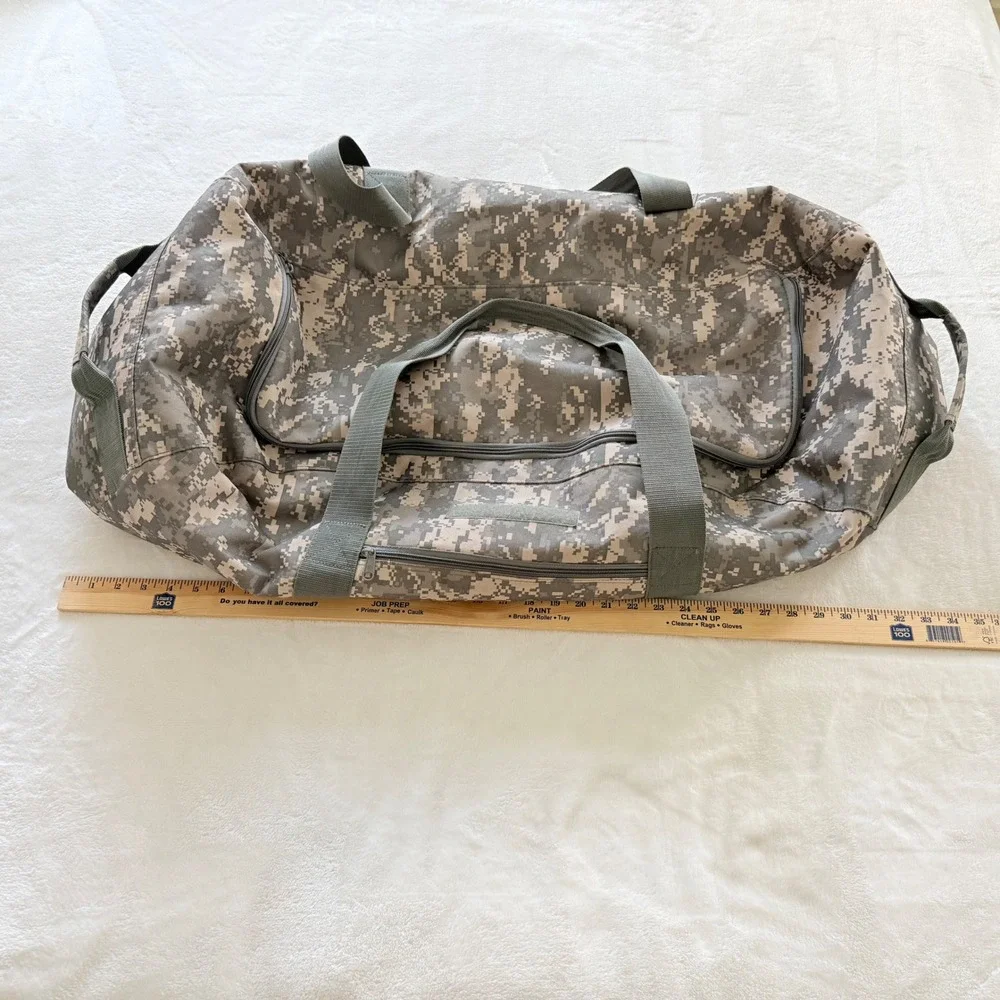 Military Surplus Duffle Bag Large ACU Digital Camo Tactical Travel Luggage